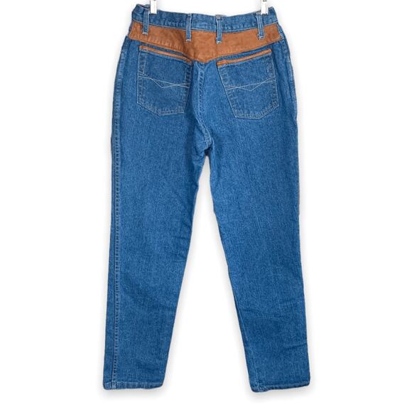 Vintage Cache Studded Leopard Pocket High Waisted Jeans 28 Inch Waist Statement - Picture 6 of 12